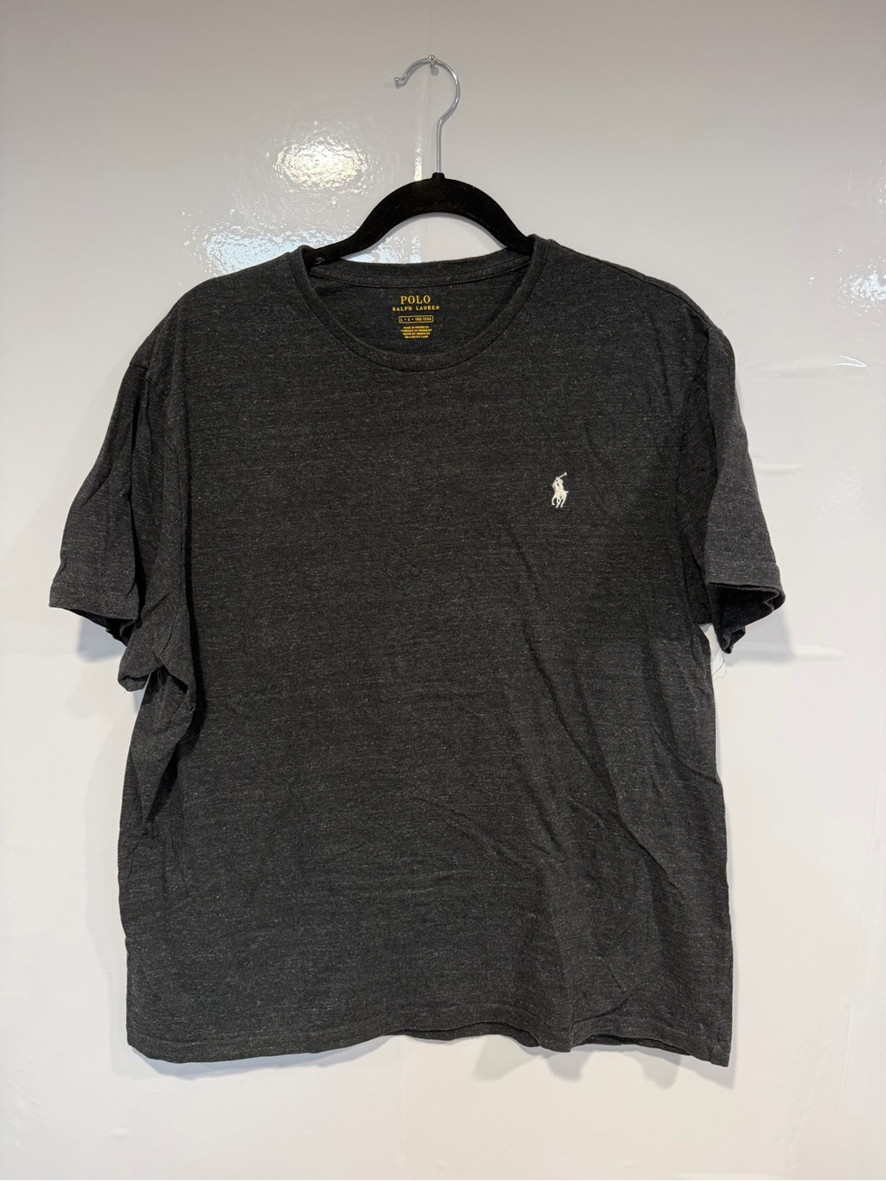 Polo by Ralph Lauren Men's Short Sleeve Crew T-Shirt - Charcoal